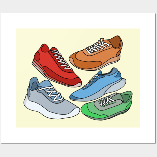 Colorful Cool Shoes Posters and Art